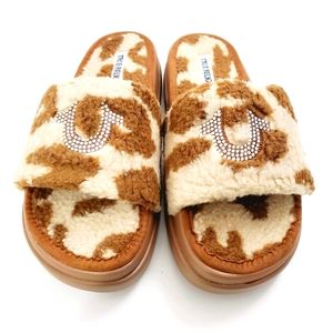 🆕️ TRUE RELIGION Sandals LAMIA Fuzzy Platform Studded